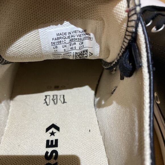 Converse Chuck Taylor All Star Lift Platform Black White Sneaker Women 11 - Picture 6 of 9